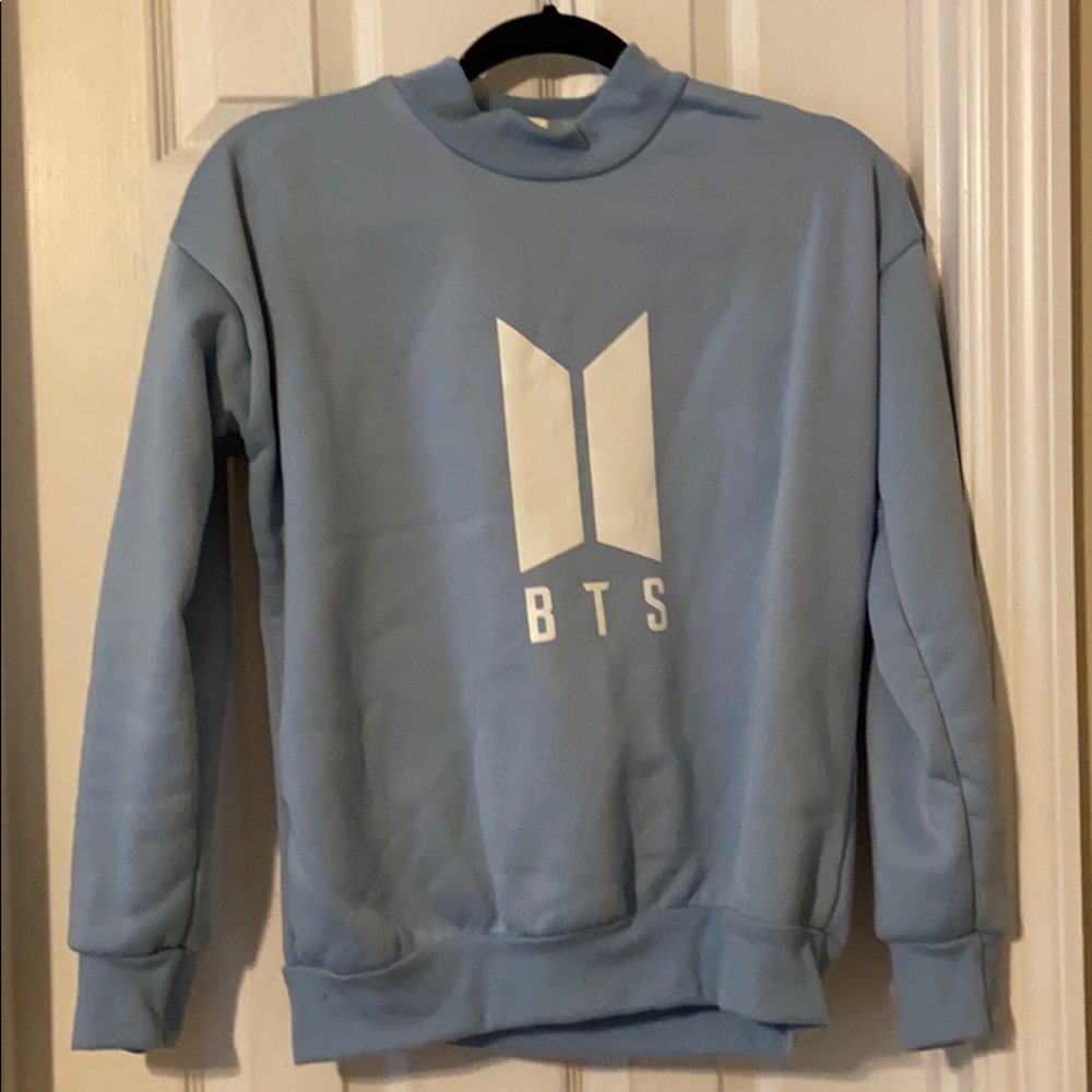 Blue BTS sweater